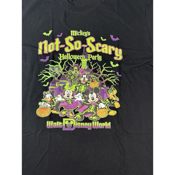 Mickey’s Not So Scary Halloween Party T-Shirt Adult Unisex Large - Picture 2 of 5
